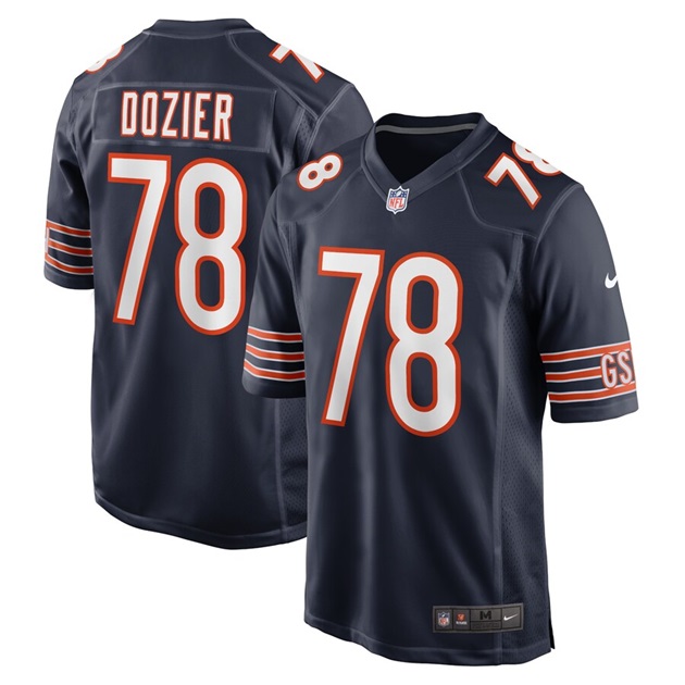 mens nike dakota dozier navy chicago bears game jersey